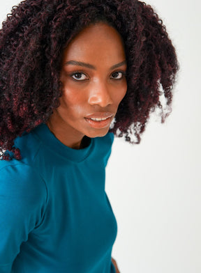 Blusa Azul Petroleo Bel