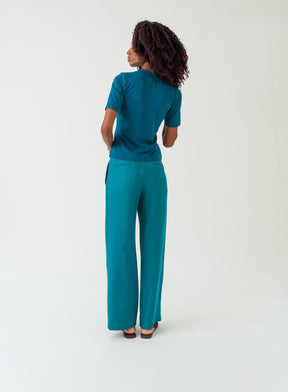 Blusa Azul Petroleo Bel