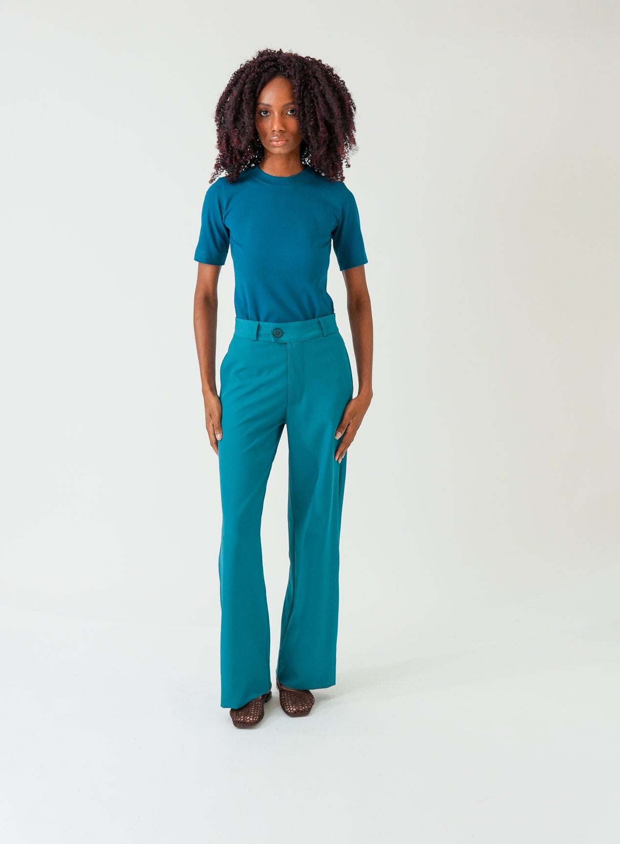 Blusa Azul Petroleo Bel