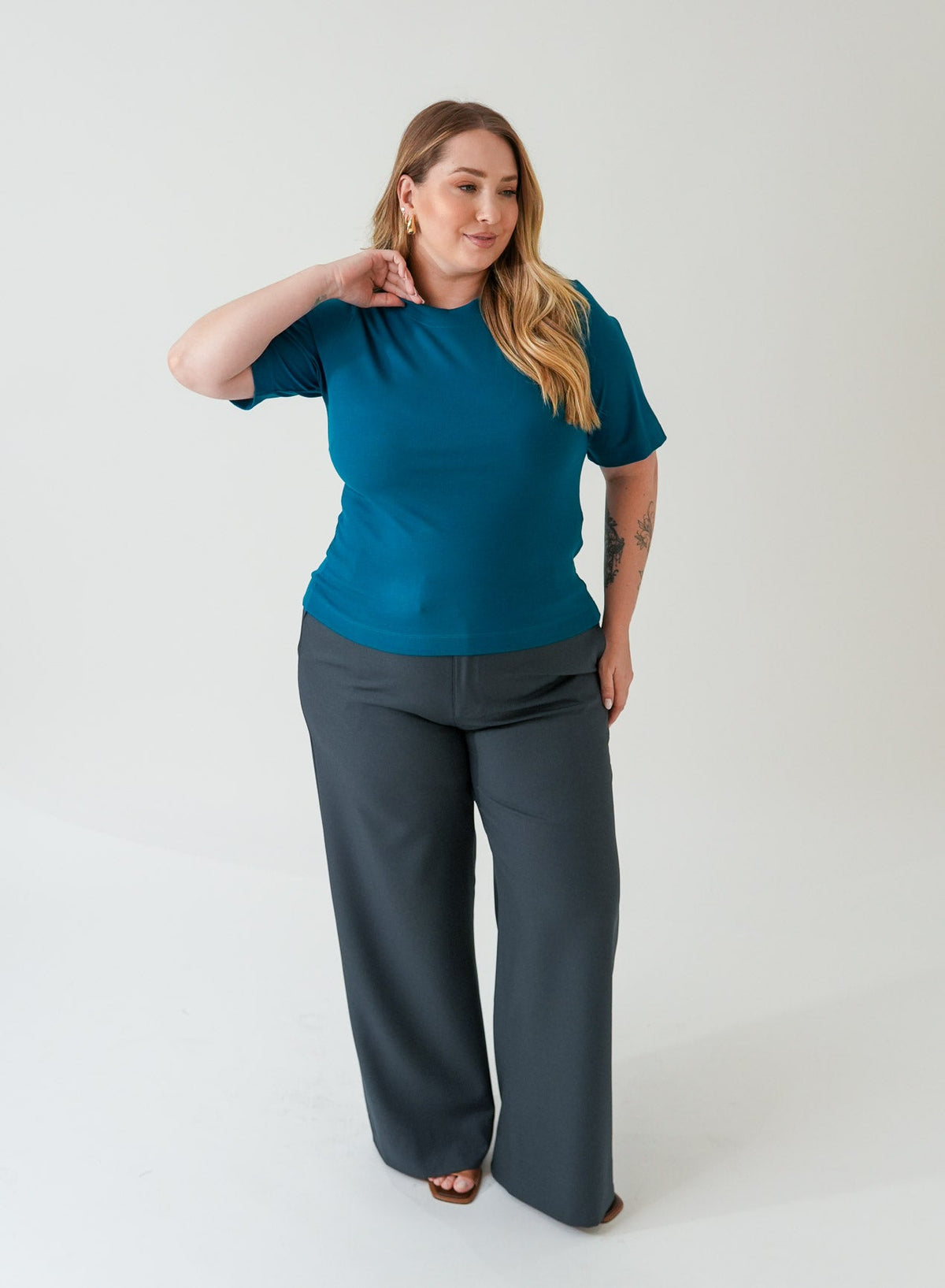 Blusa Azul Petroleo Bel