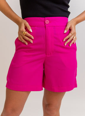 Short Alfaiataria Pink Noemi