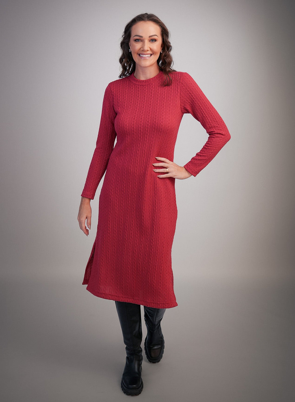 Vestido Tricot Vermelho Pricila