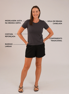 [COMPRE 1 LEVE 3] T-shirt Feminina Algodão Nina + Pulseira de brinde